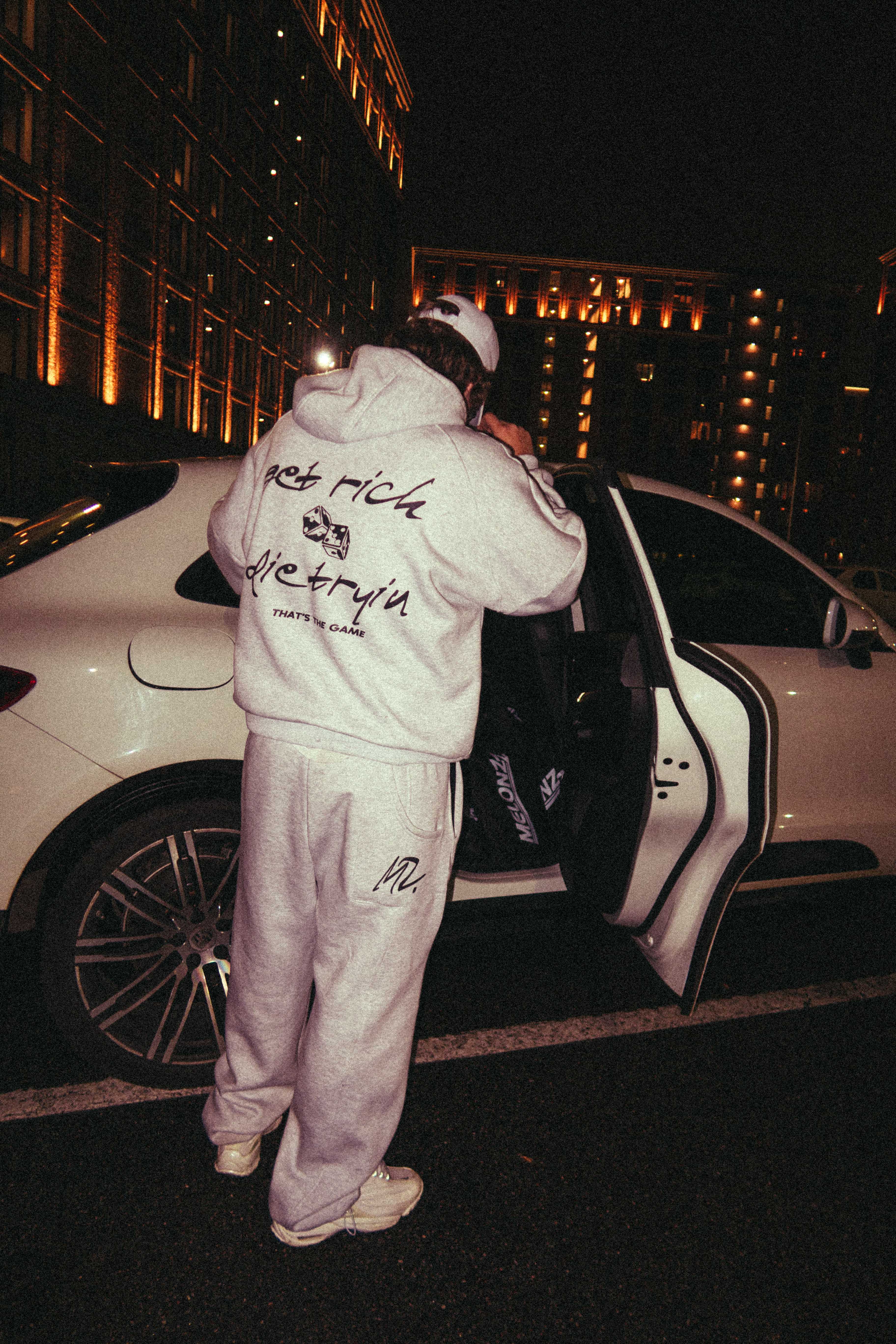 Get Rich Die Tryin Hoodie - Back View